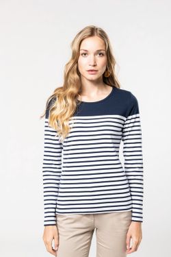 Langärmeliges Matrosen-T-Shirt für Frauen