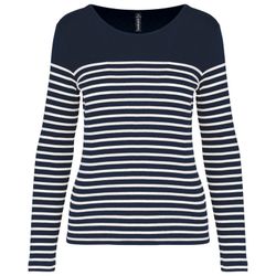 Langärmeliges Matrosen-T-Shirt für Frauen