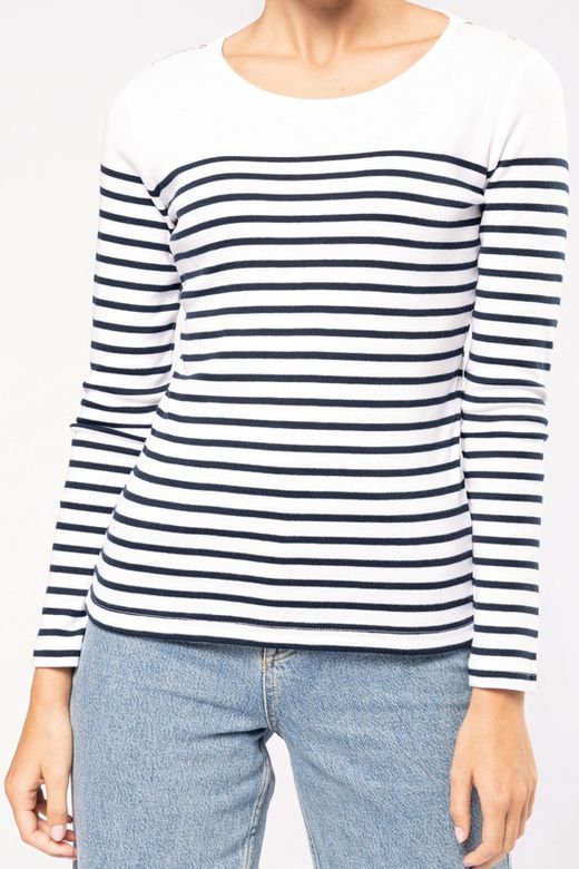 Langärmeliges Matrosen-T-Shirt für Frauen