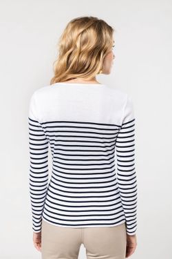 Langärmeliges Matrosen-T-Shirt für Frauen