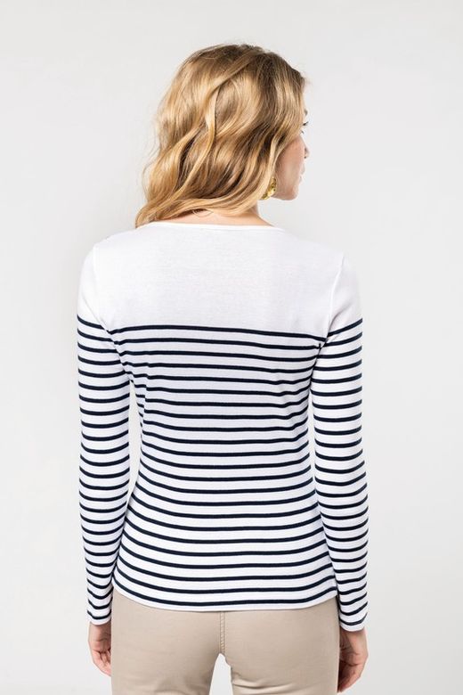 Langärmeliges Matrosen-T-Shirt für Frauen