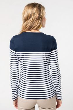 Langärmeliges Matrosen-T-Shirt für Frauen