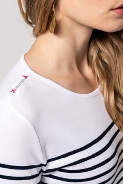 Langärmeliges Matrosen-T-Shirt für Frauen