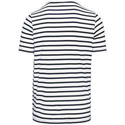 Gestreiftes Matrosen-T-Shirt mit Kurzarmtasche