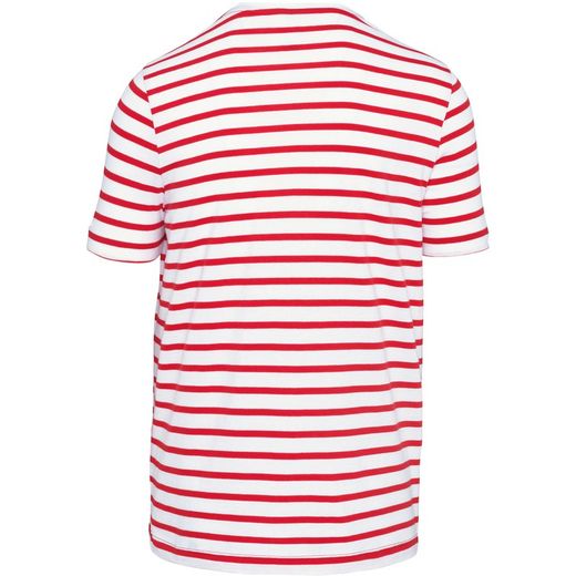 Gestreiftes Matrosen-T-Shirt mit Kurzarmtasche