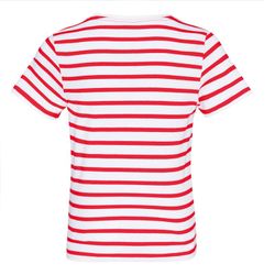 Gestreiftes Matrosen-T-Shirt mit kurzen Ärmeln für Jungen