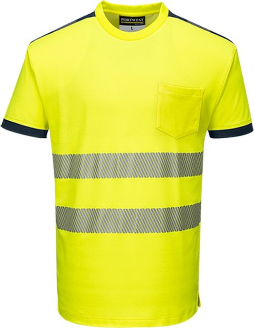 PW3 Hi-vis T-Shirt, kurzarm