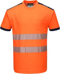 PW3 Hi-vis T-Shirt, kurzarm