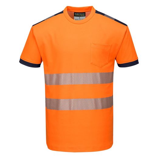 PW3 Hi-vis T-Shirt, kurzarm