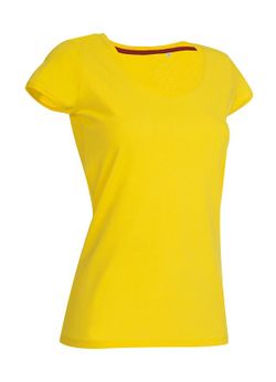 Damen Megan T-Shirt mit V-Ausschnitt