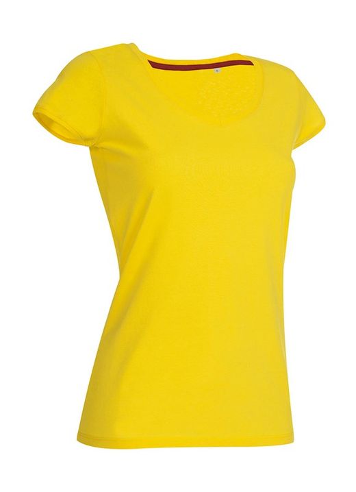 Damen Megan T-Shirt mit V-Ausschnitt