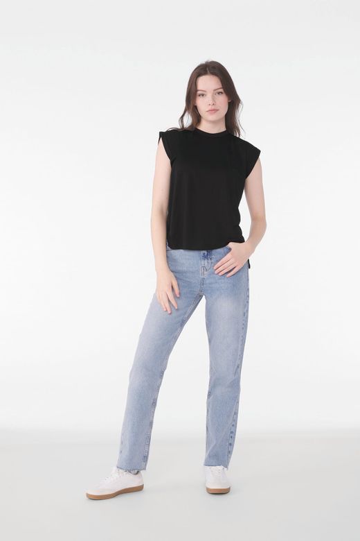 T-shirt de manga comprida para mulher