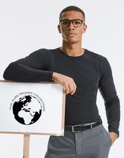 Men's Organic Long Sleeve Pure T-shirt