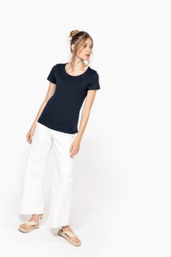 Organic Seamless Neck T-Shirt für Frauen