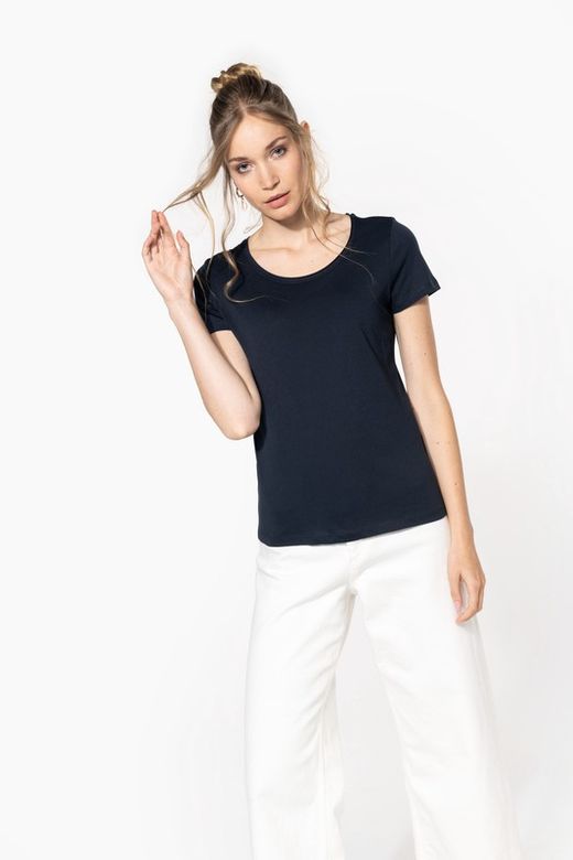 Organic Seamless Neck T-Shirt für Frauen