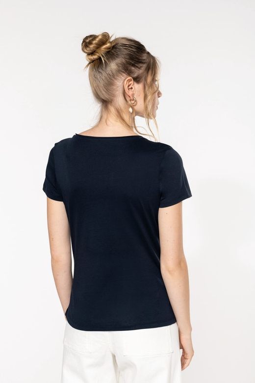 Organic Seamless Neck T-Shirt für Frauen