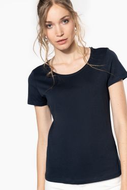 Organic Seamless Neck T-Shirt für Frauen