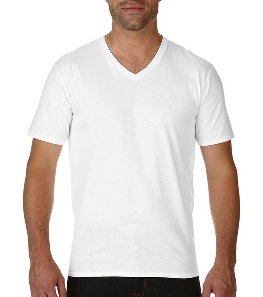 Premium T-Shirt mit V-Ausschnitt