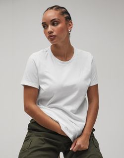 Entspanntes Kurzarm-T-Shirt für Frauen