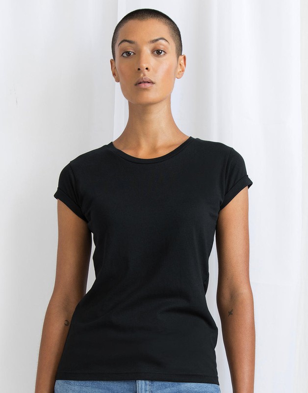 Camiseta orgánica Roll mujer — Maxport Vestuario Laboral