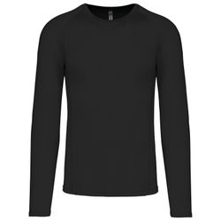 ZWEITES LEDER-T-SHIRT MIT LANGEM ÄRMEL "QUICK DRY"