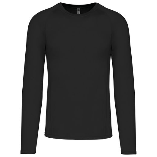 ZWEITES LEDER-T-SHIRT MIT LANGEM ÄRMEL "QUICK DRY"