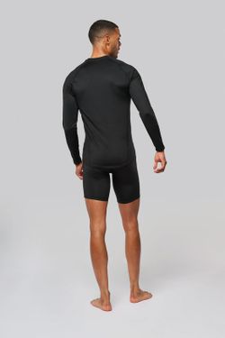 ZWEITES LEDER-T-SHIRT MIT LANGEM ÄRMEL "QUICK DRY"