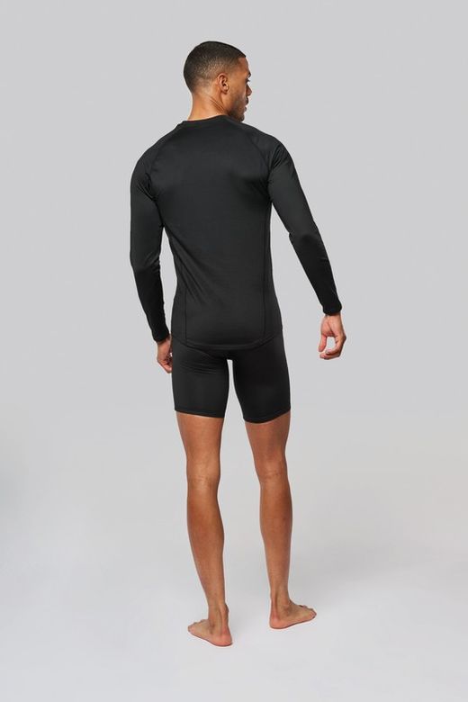 ZWEITES LEDER-T-SHIRT MIT LANGEM ÄRMEL "QUICK DRY"