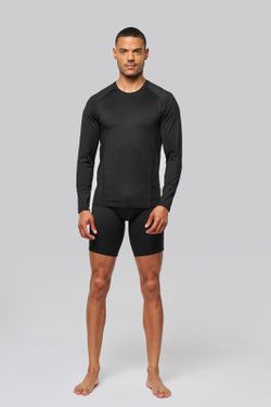 ZWEITES LEDER-T-SHIRT MIT LANGEM ÄRMEL "QUICK DRY"