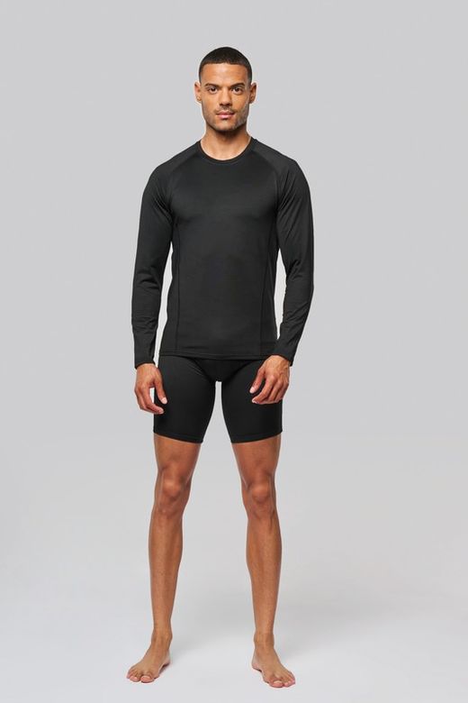 ZWEITES LEDER-T-SHIRT MIT LANGEM ÄRMEL "QUICK DRY"