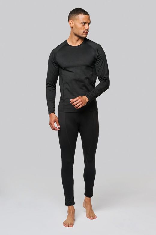 ZWEITES LEDER-T-SHIRT MIT LANGEM ÄRMEL "QUICK DRY"