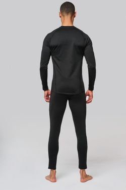 ZWEITES LEDER-T-SHIRT MIT LANGEM ÄRMEL "QUICK DRY"