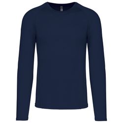 ZWEITES LEDER-T-SHIRT MIT LANGEM ÄRMEL "QUICK DRY"