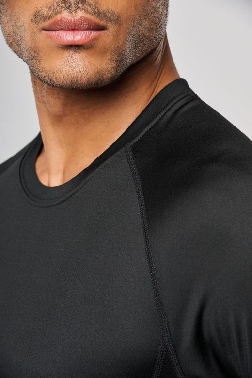 ZWEITES LEDER-T-SHIRT MIT LANGEM ÄRMEL "QUICK DRY"