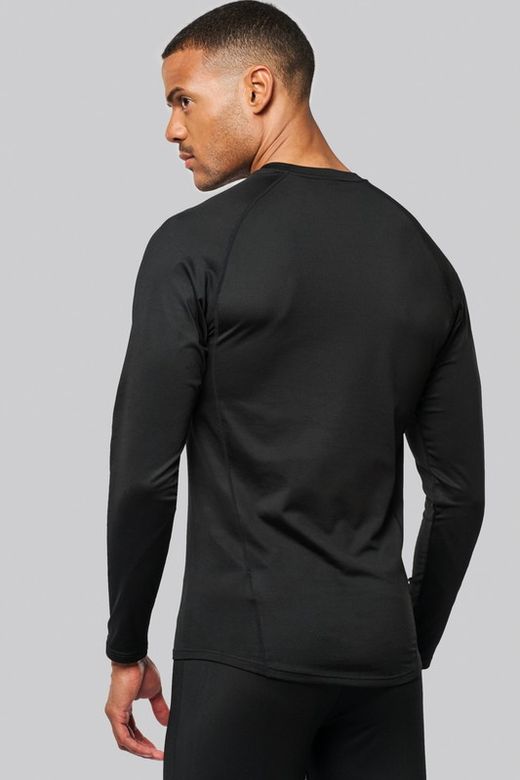 ZWEITES LEDER-T-SHIRT MIT LANGEM ÄRMEL "QUICK DRY"