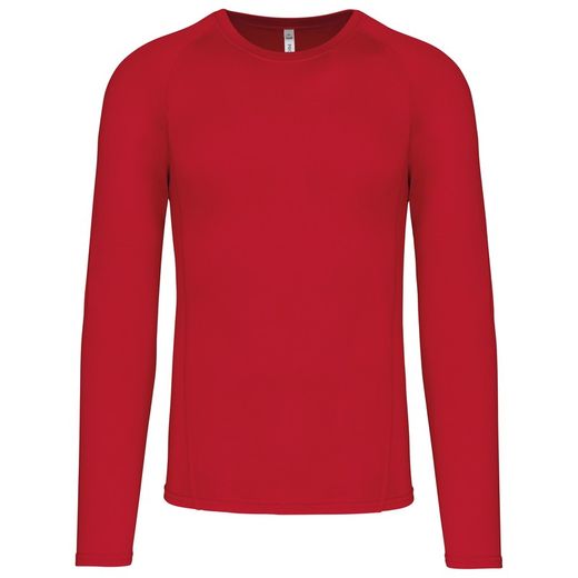 ZWEITES LEDER-T-SHIRT MIT LANGEM ÄRMEL "QUICK DRY"