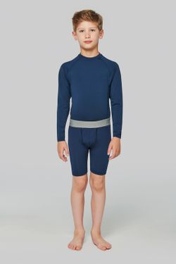 T-SHIRT MANICA LUNGA SECONDO CUOIO "QUICK DRY" BAMBINI