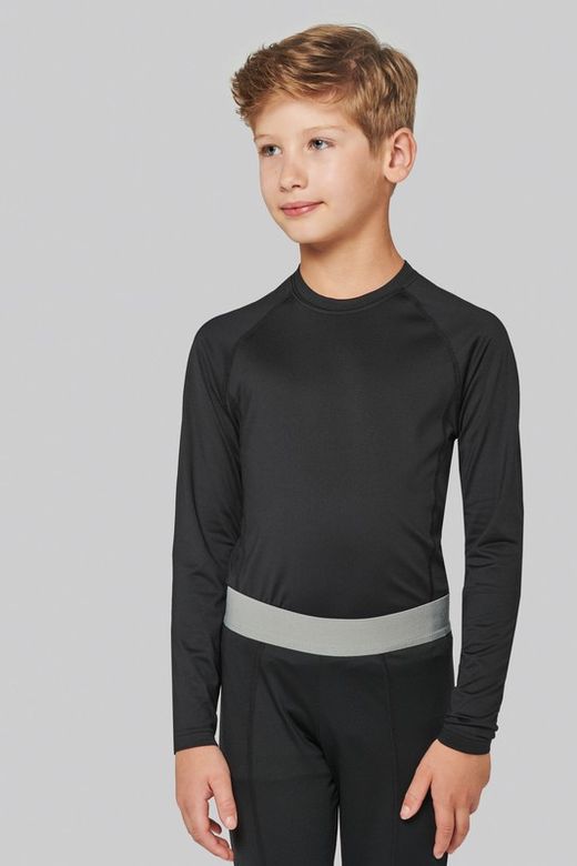 T-SHIRT MANICA LUNGA SECONDO CUOIO "QUICK DRY" BAMBINI