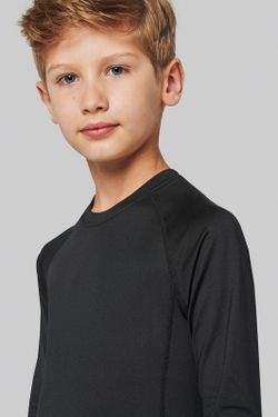 T-SHIRT MANICA LUNGA SECONDO CUOIO "QUICK DRY" BAMBINI