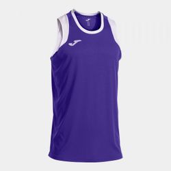 Cancha Sleeveless Shirt Violet White