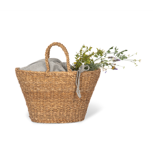 Panier tressé à la main