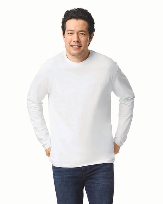 Camiseta SoftStyle manga larga hombre