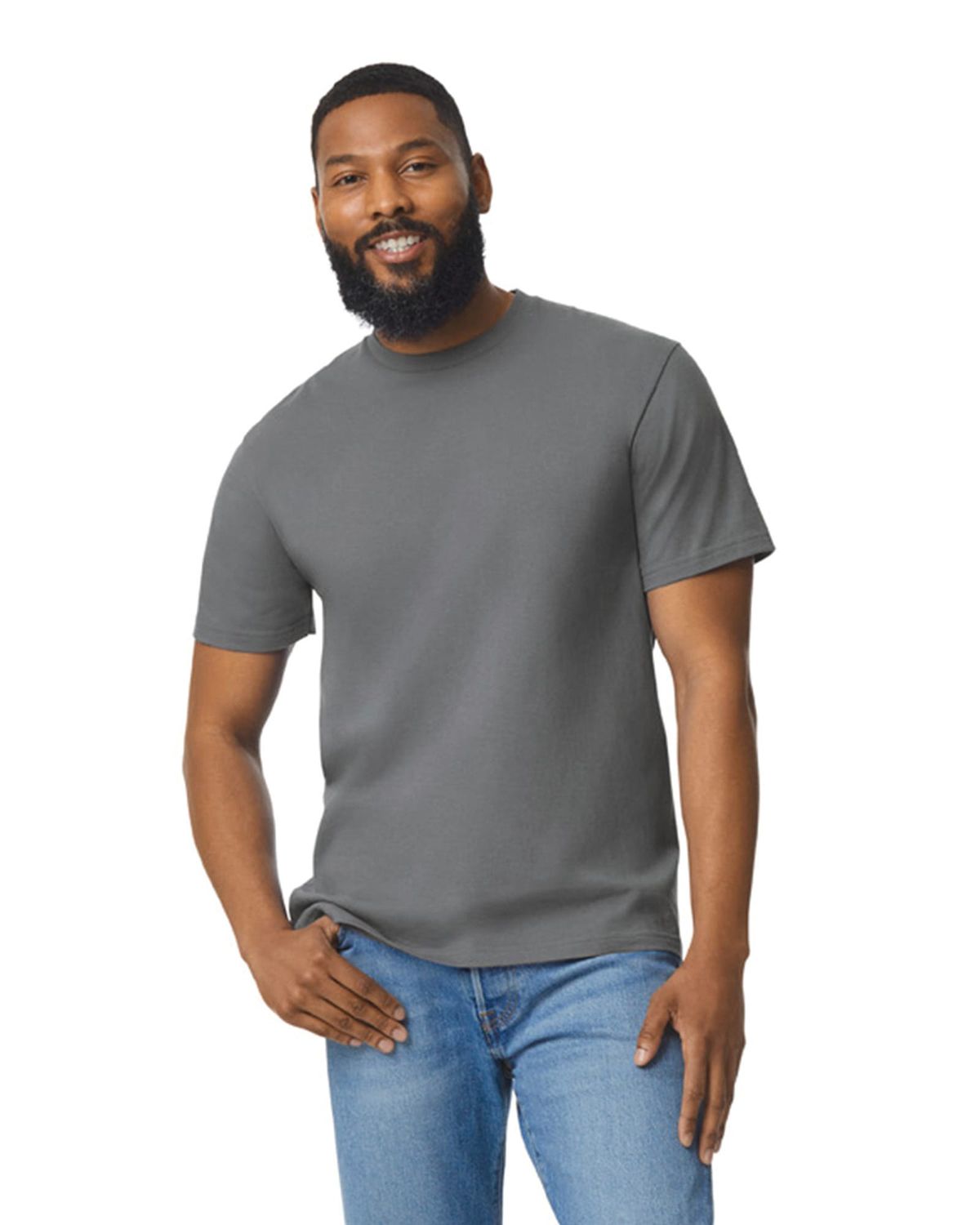 Camiseta SoftStyle midweight hombre RS Sport Grey-L