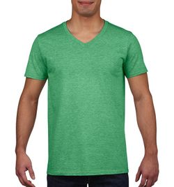 Herren Softstyle® T-Shirt mit V-Ausschnitt