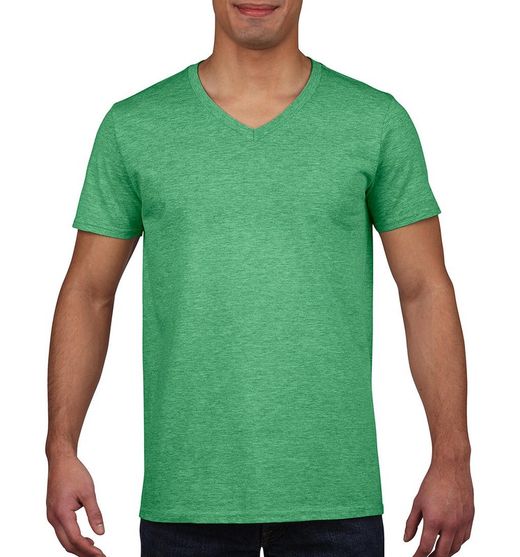 Herren Softstyle® T-Shirt mit V-Ausschnitt