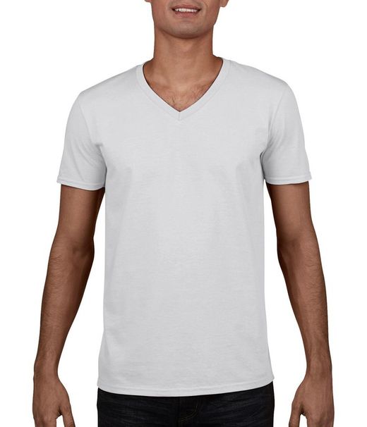 Herren Softstyle® T-Shirt mit V-Ausschnitt