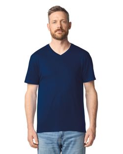 Herren Softstyle® T-Shirt mit V-Ausschnitt