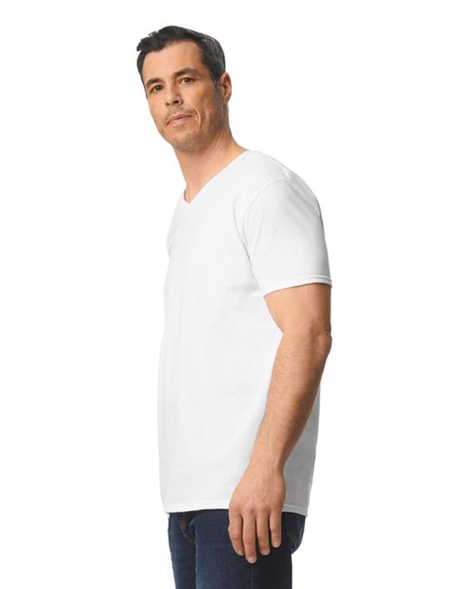 Herren Softstyle® T-Shirt mit V-Ausschnitt