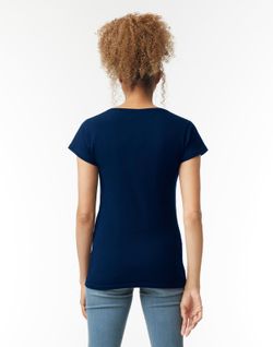 T-shirt con scollo a V Softstyle® da donna