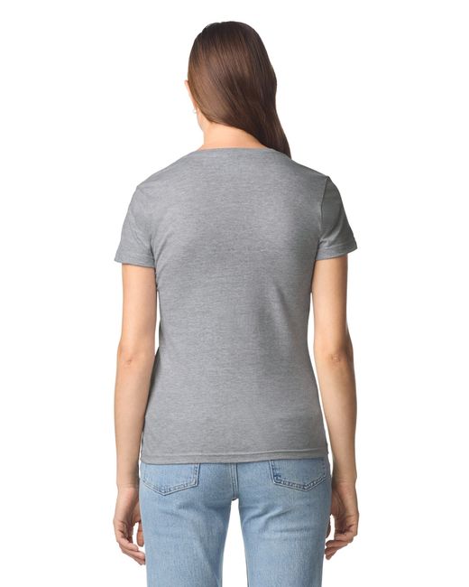 T-shirt con scollo a V Softstyle® da donna